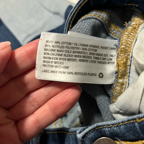 Universal Thread, high rise kick boot crop, patch like jeans, 12/31 - Picture 10 of 11